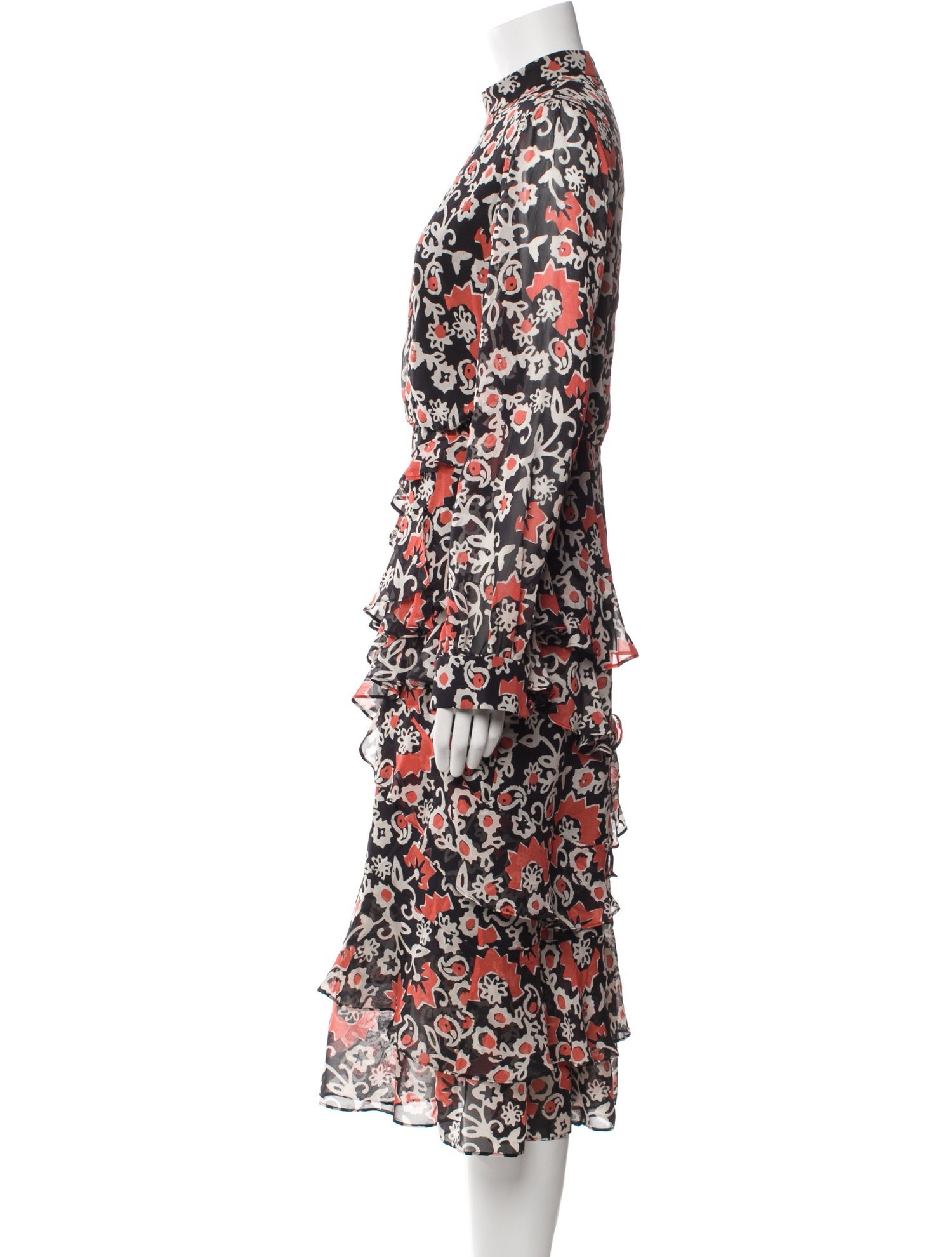 Saloni Silk Long Dress