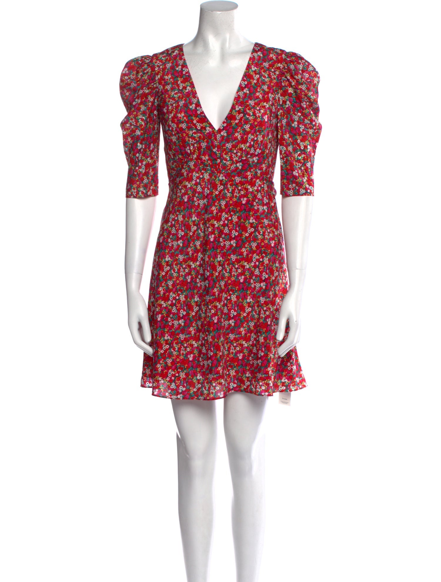 Saloni Silk Mini Dress