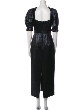 Saloni Printed Long Dress