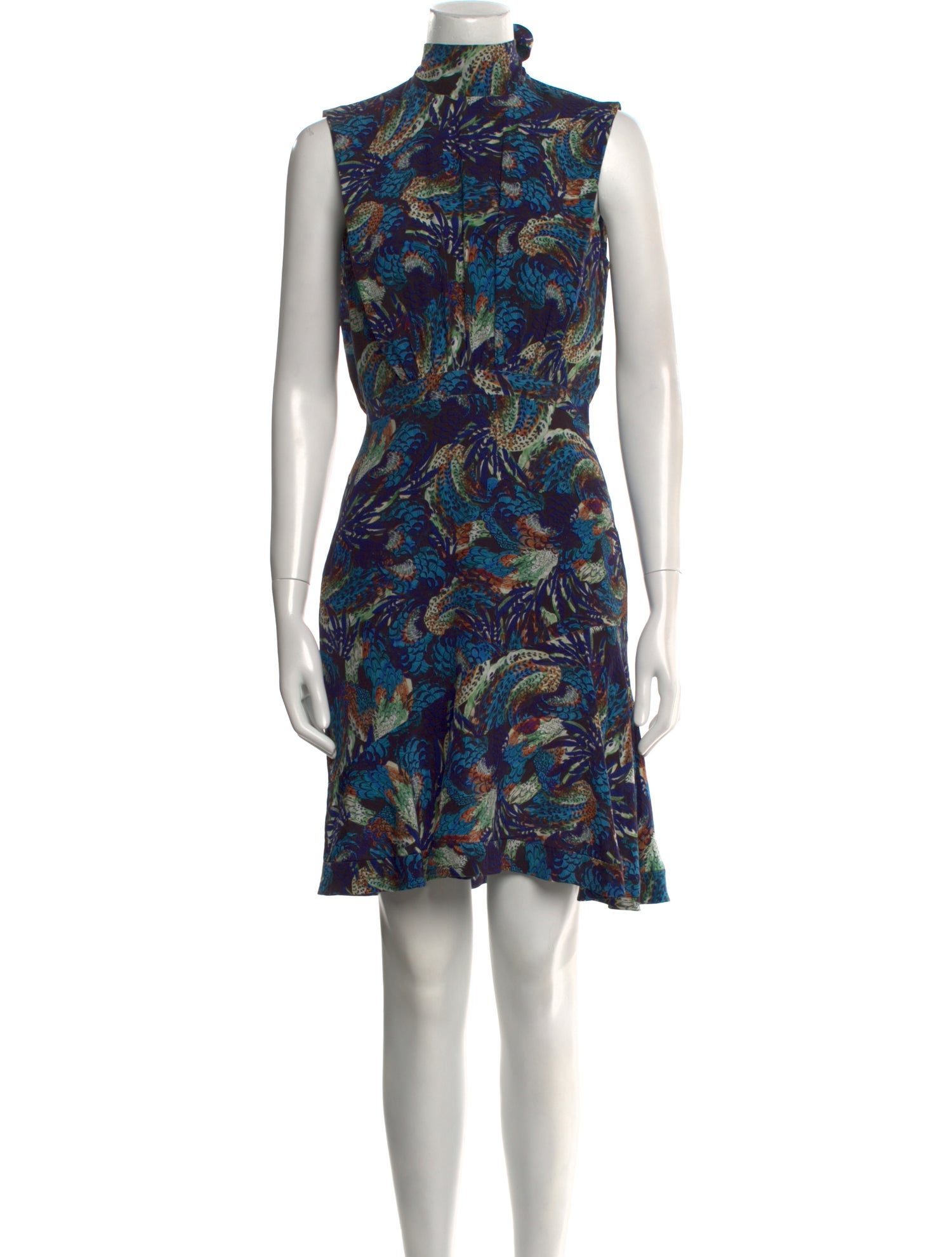 Saloni Silk Knee-Length Dress