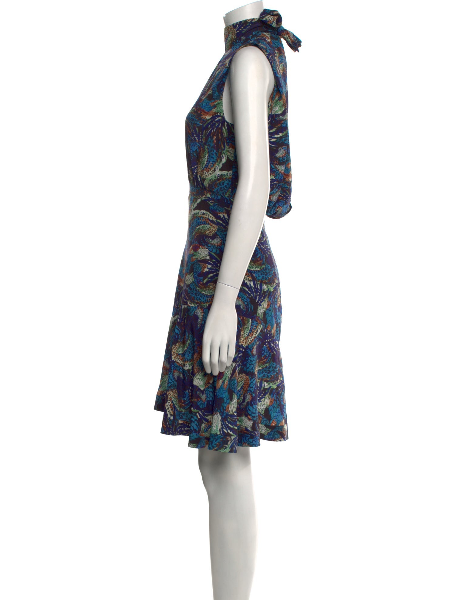 Saloni Silk Knee-Length Dress