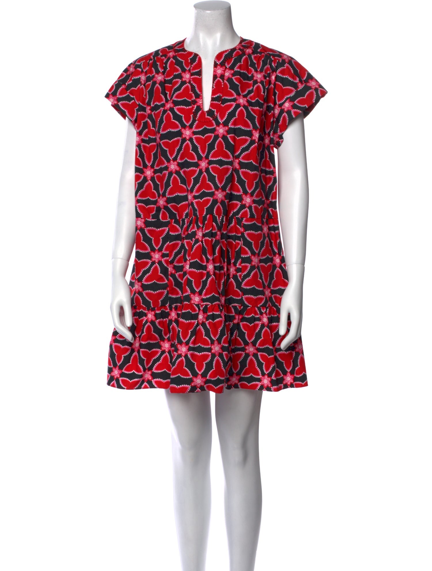 Saloni Printed Mini Dress