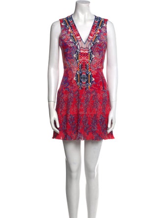 Saloni Silk Mini Dress