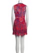 Saloni Silk Mini Dress