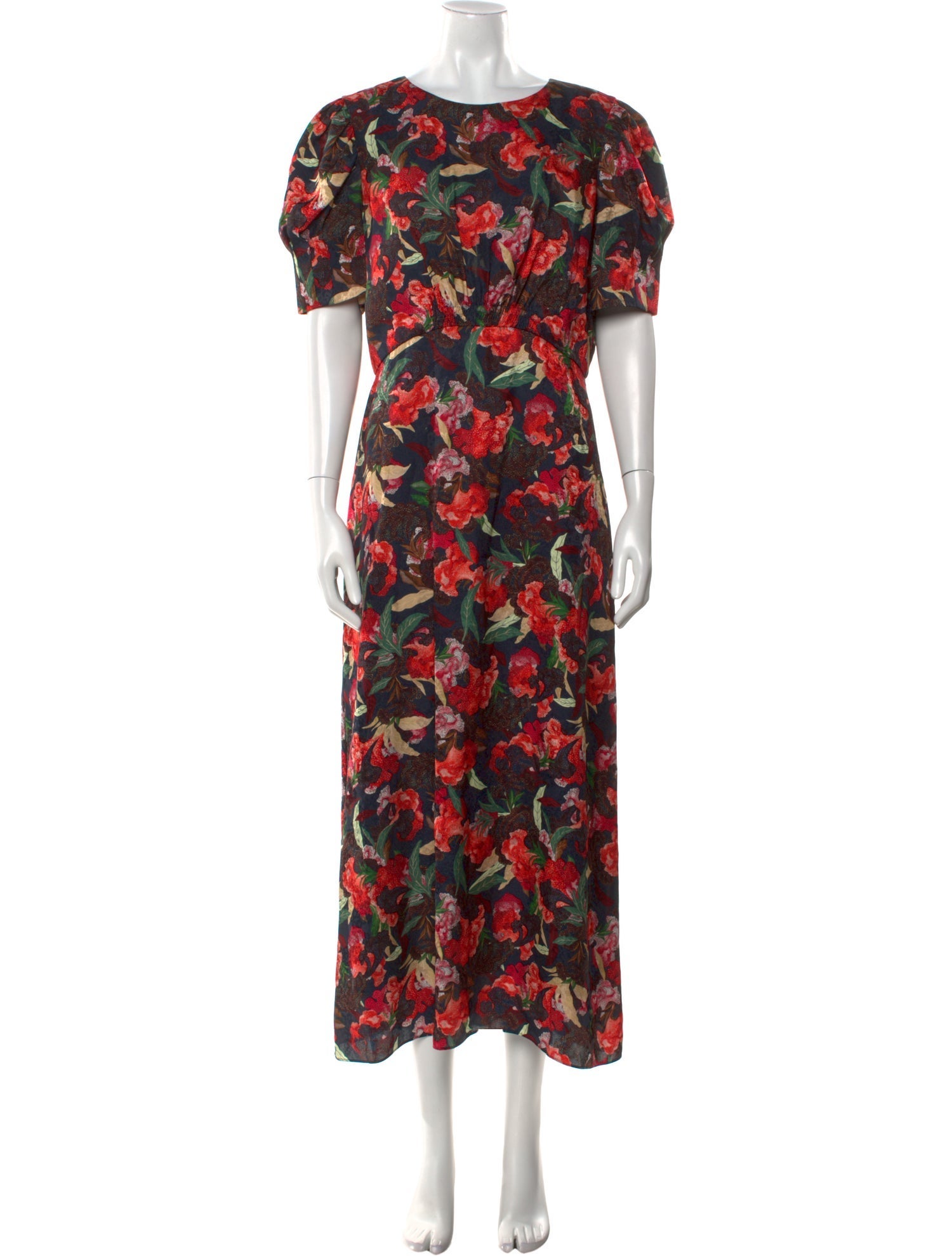 Saloni Silk Long Dress