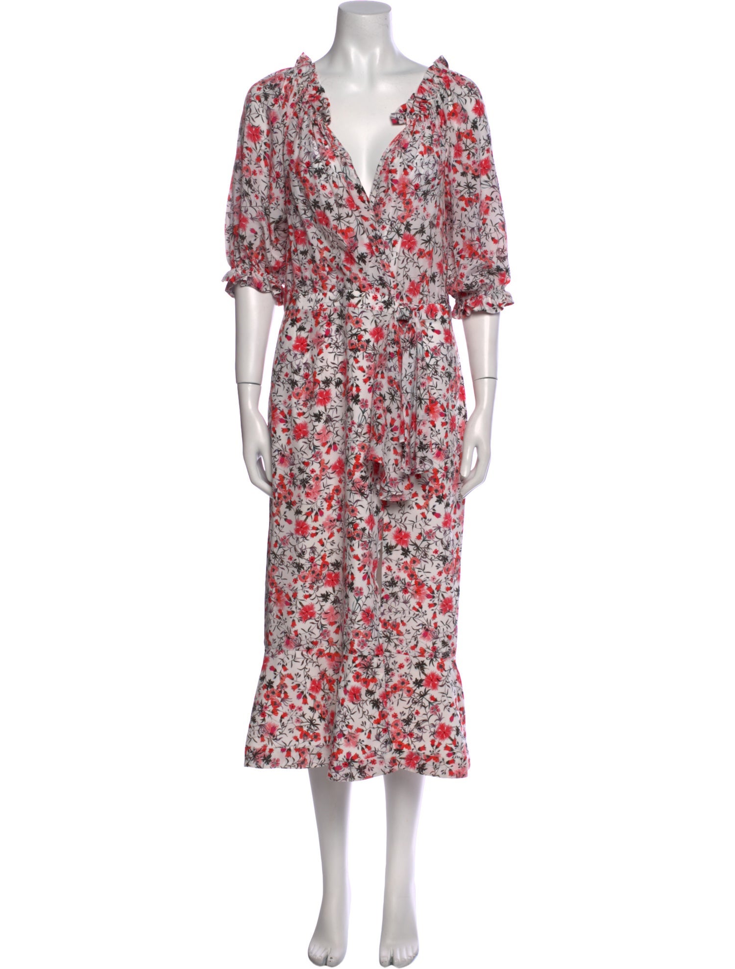 Saloni Silk Midi Length Dress