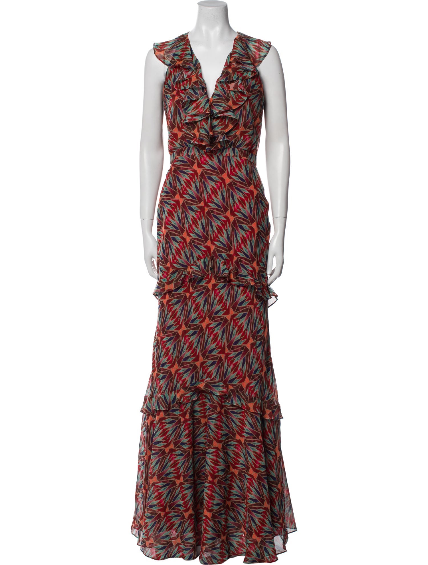 Saloni Silk Long Dress