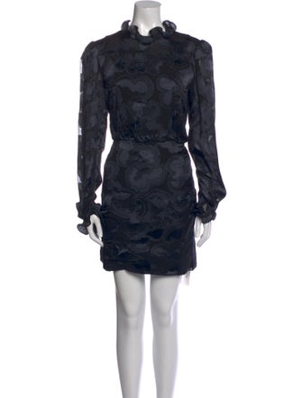 Saloni Printed Mini Dress