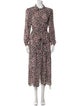 Saloni Silk Midi Length Dress