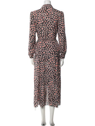 Saloni Silk Midi Length Dress