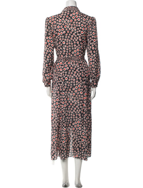 Saloni Silk Midi Length Dress