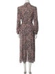 Saloni Silk Midi Length Dress