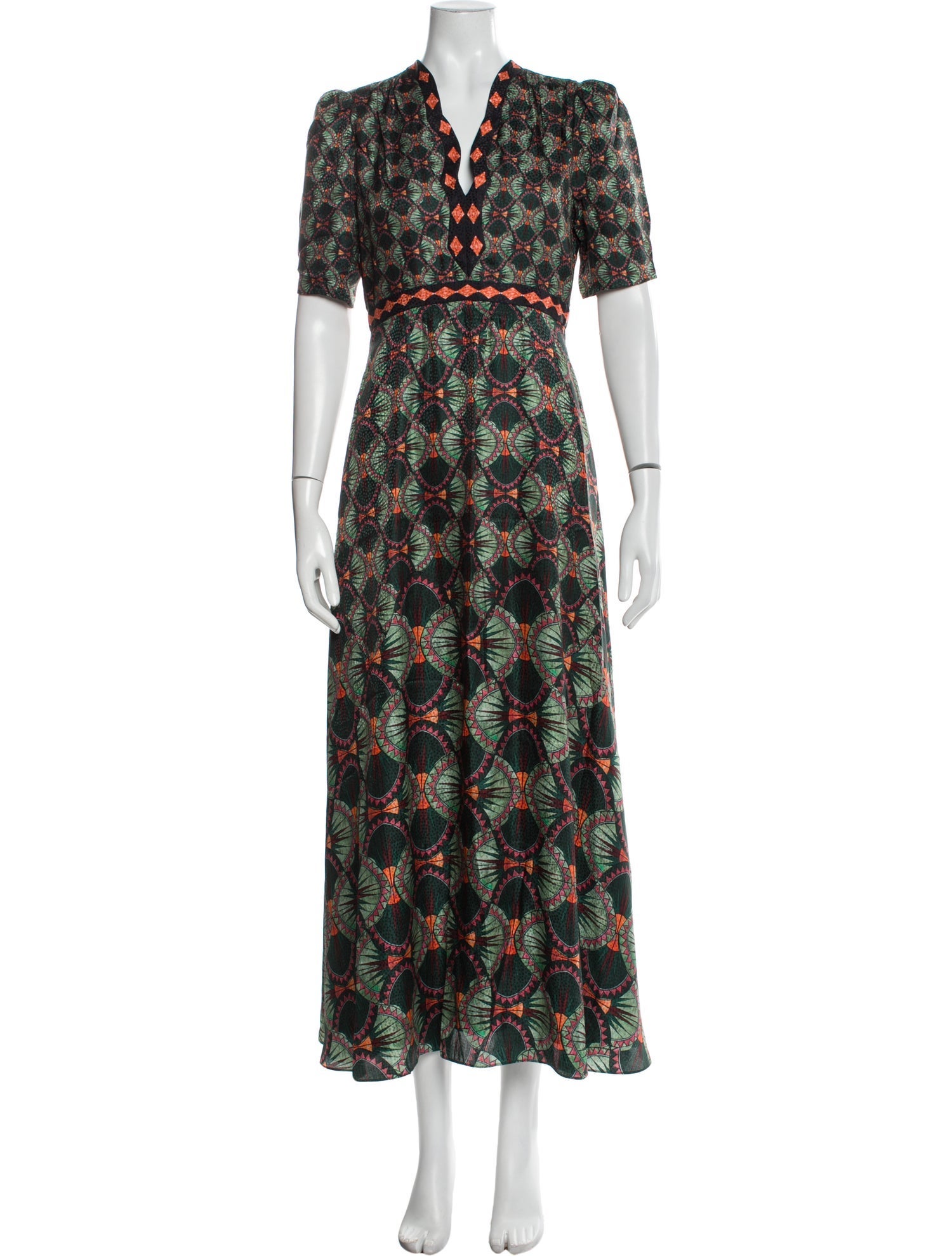 Saloni Silk Long Dress