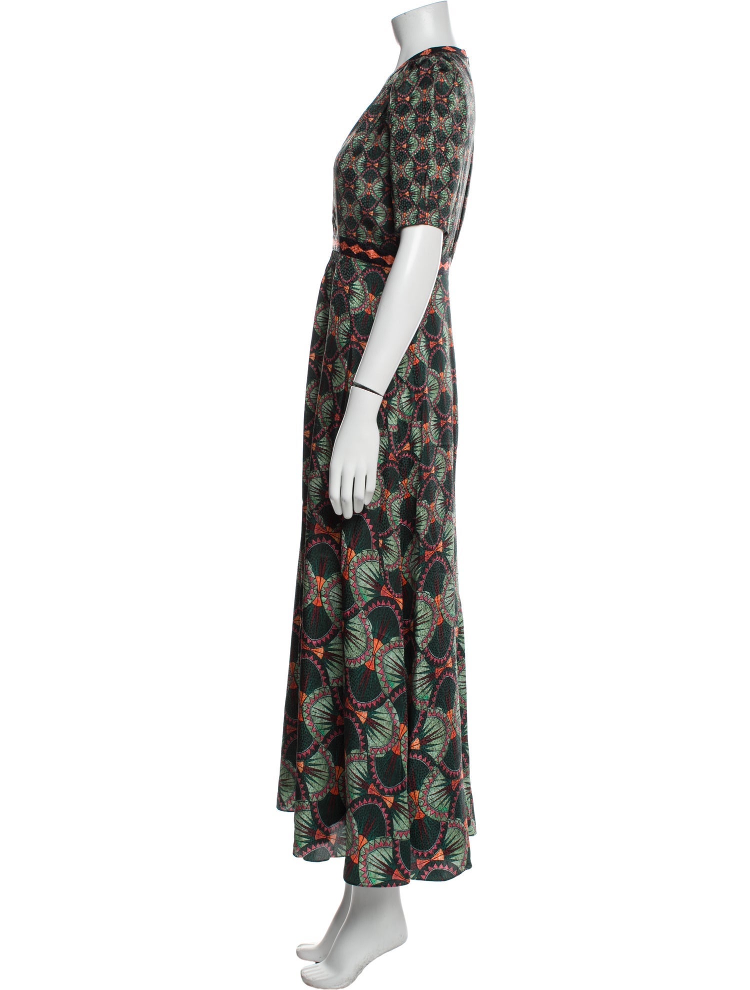 Saloni Silk Long Dress