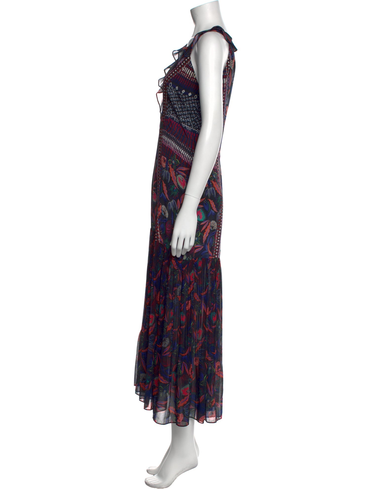 Saloni Silk Long Dress