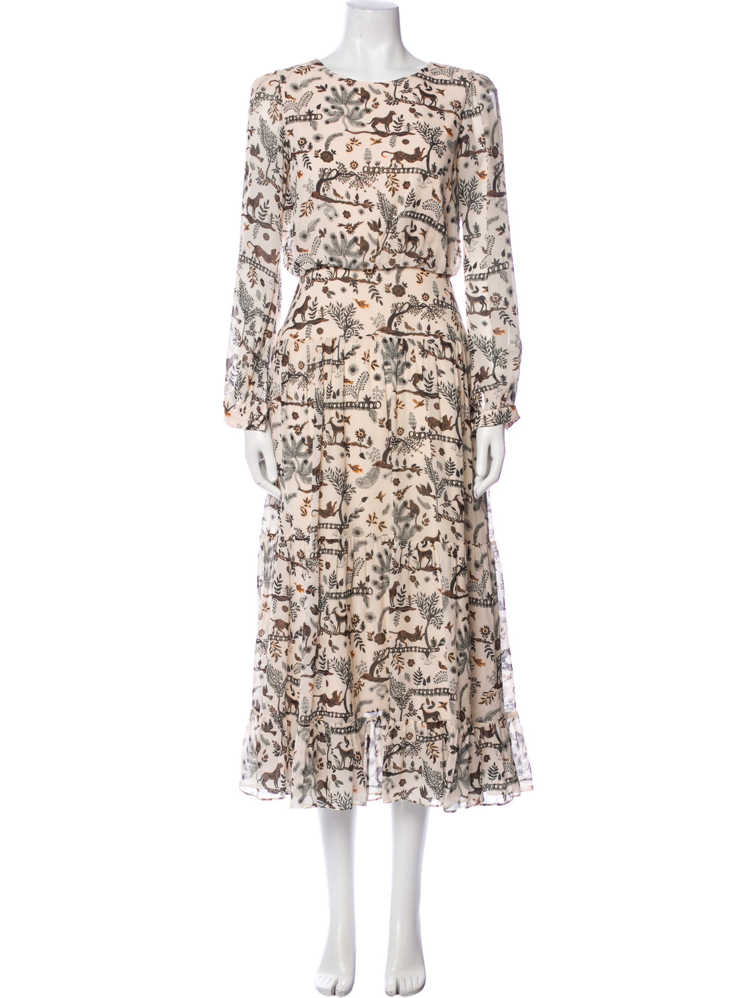 Saloni Silk Long Dress