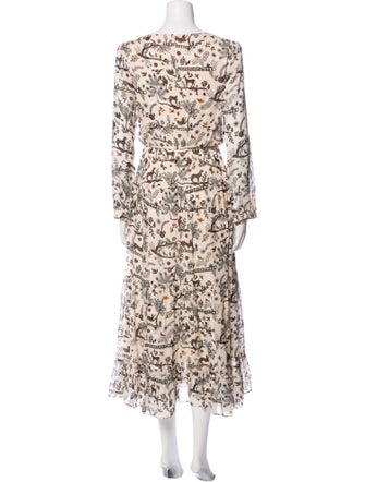 Saloni Silk Long Dress