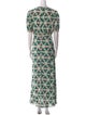 Saloni Printed Long Dress