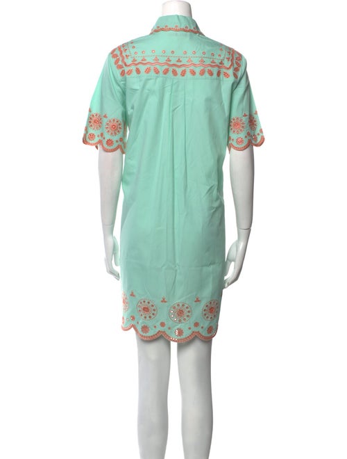 Saloni Graphic Print Mini Dress