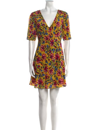 Saloni Silk Mini Dress