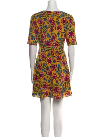 Saloni Silk Mini Dress