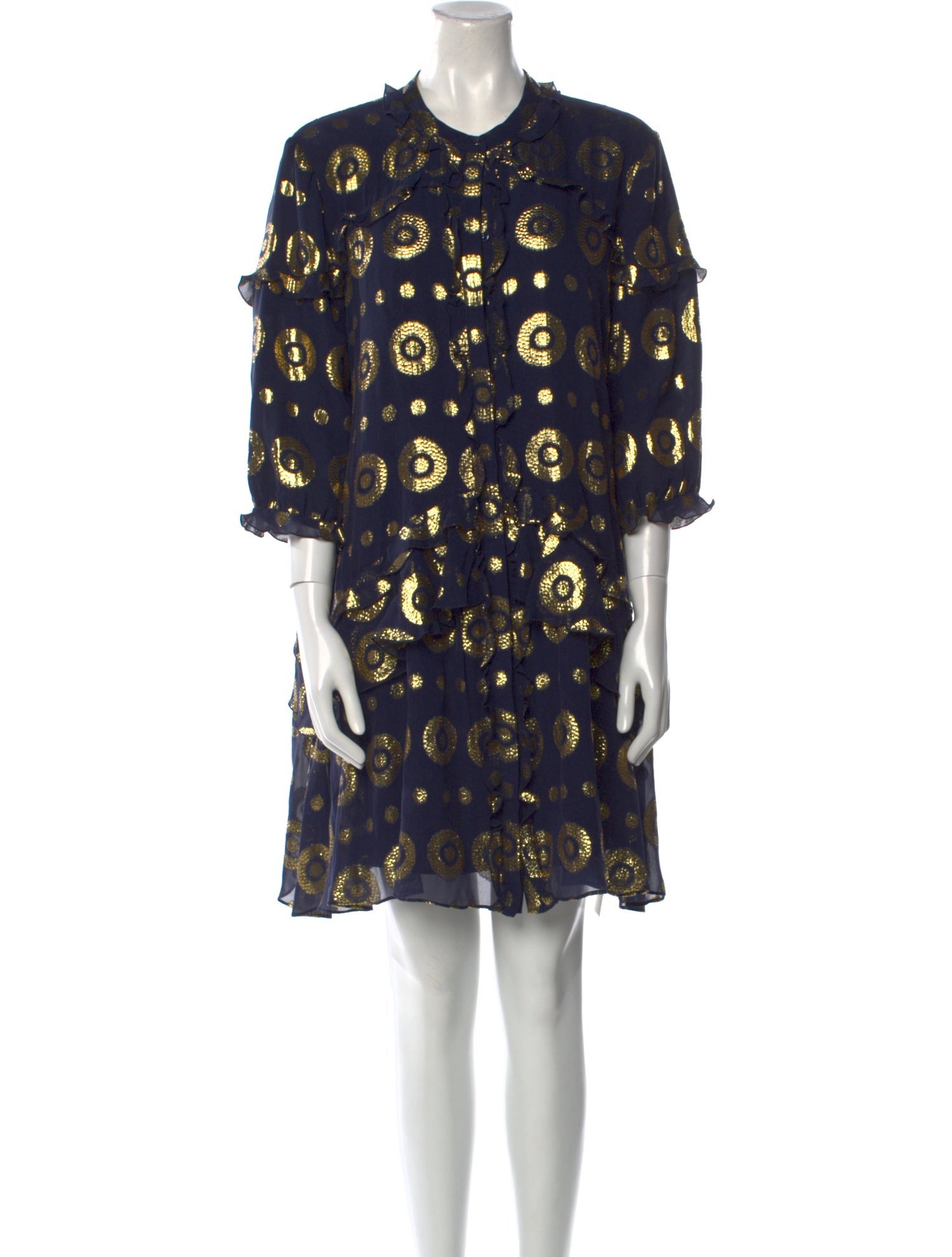 Saloni Silk Mini Dress