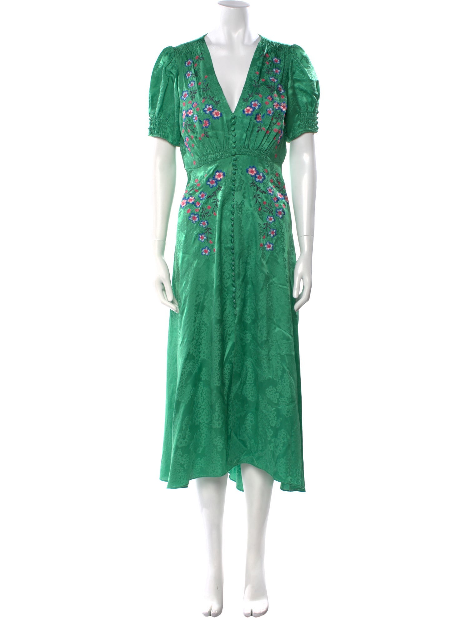 Saloni Silk Long Dress