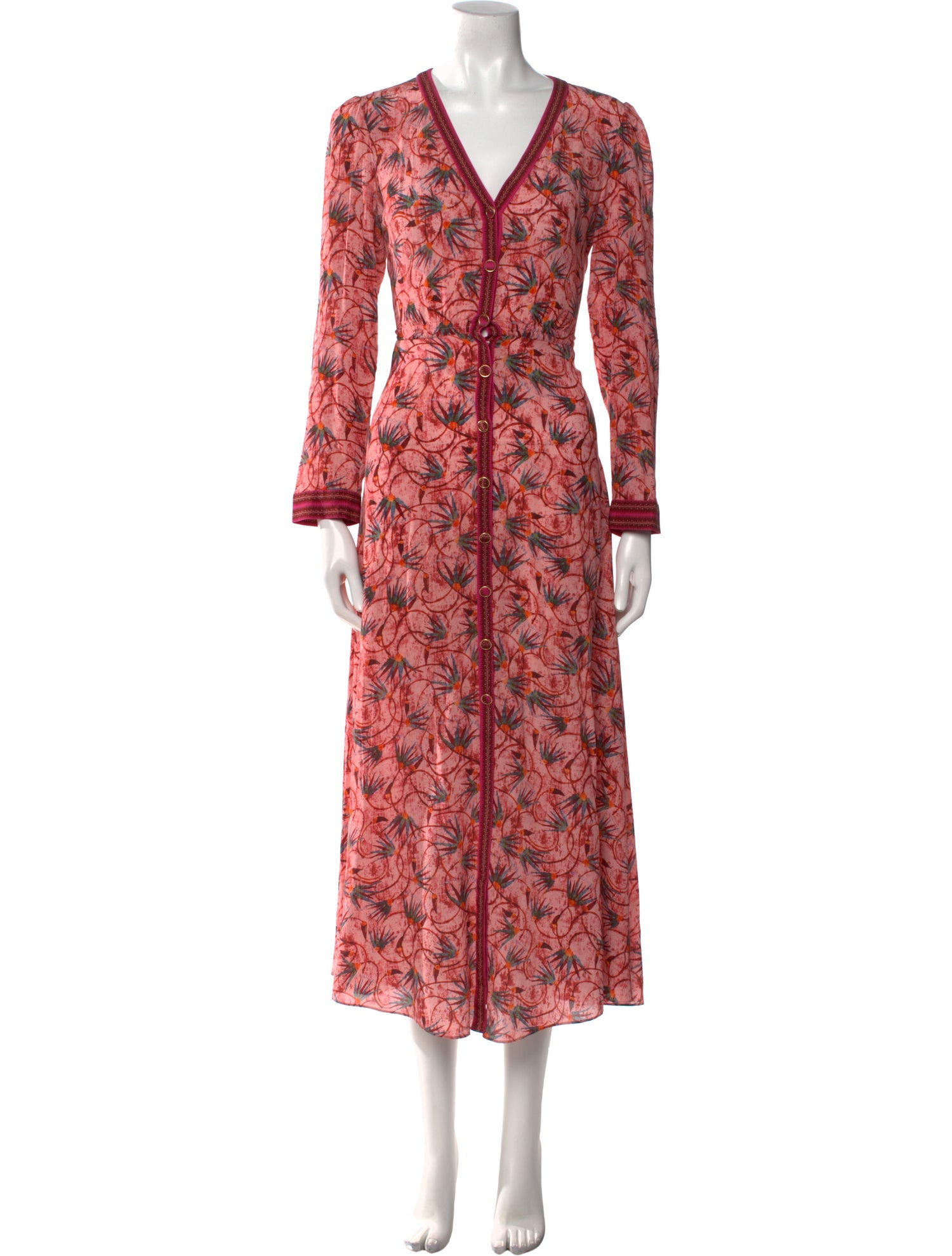 Saloni Silk Long Dress