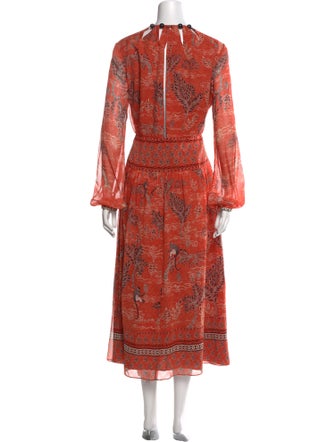 Saloni Silk Knee-Length Dress