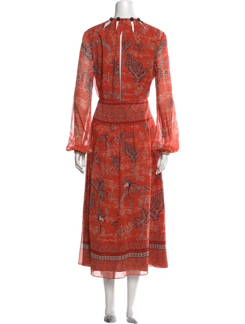 Saloni Silk Knee-Length Dress