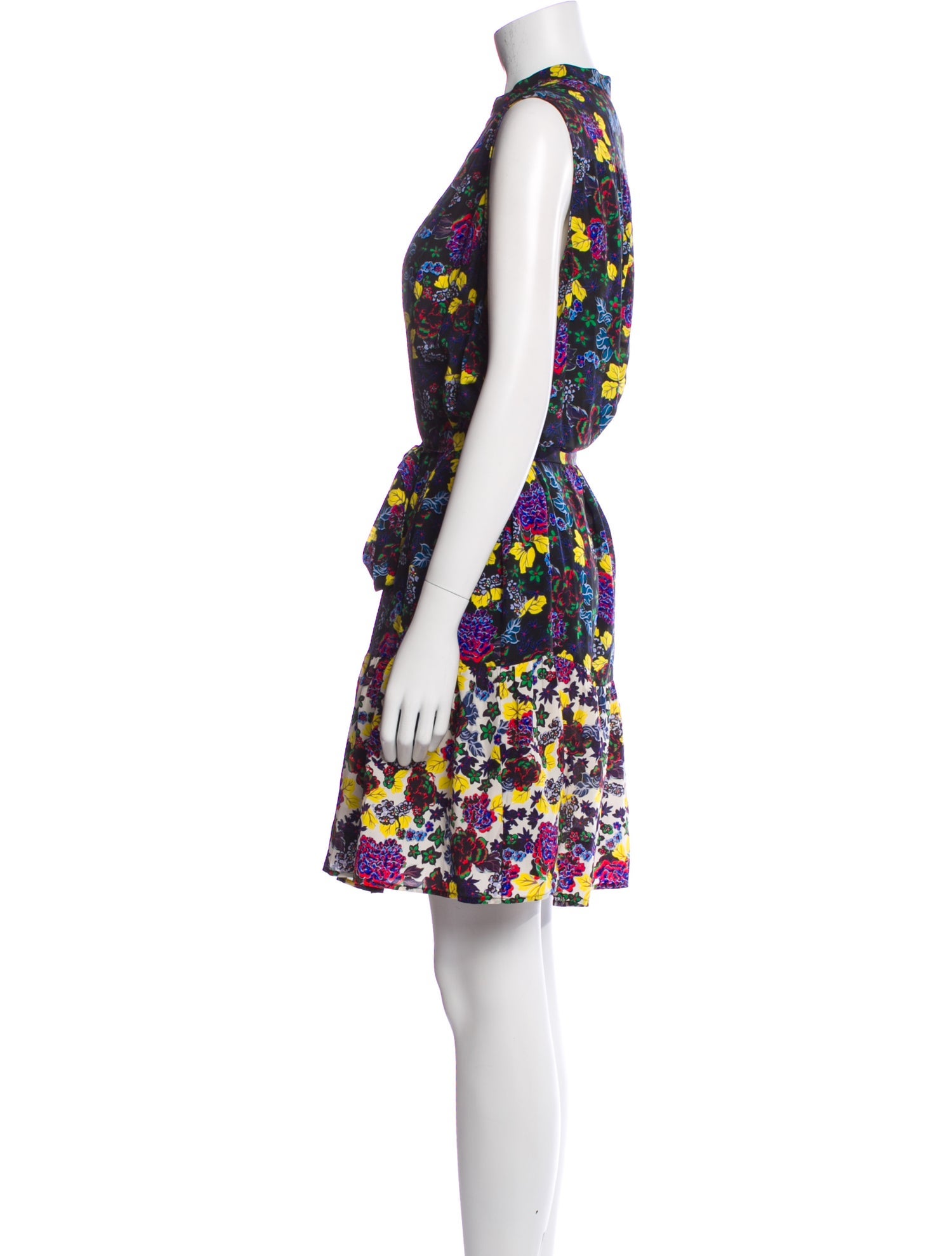 Saloni Silk Mini Dress