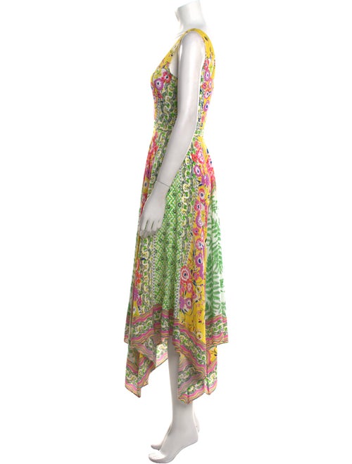 Saloni Silk Midi Length Dress