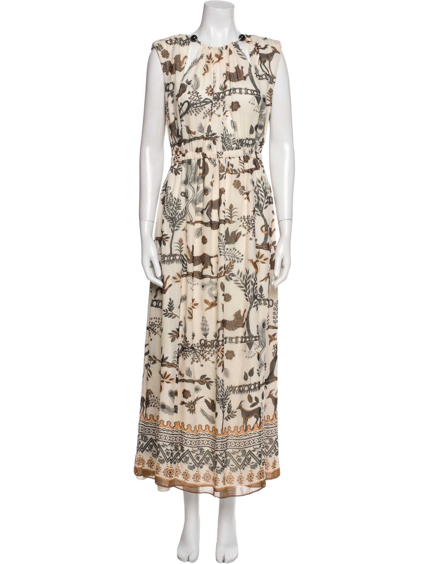 Saloni Silk Long Dress