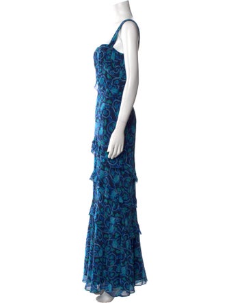 Saloni Silk Long Dress