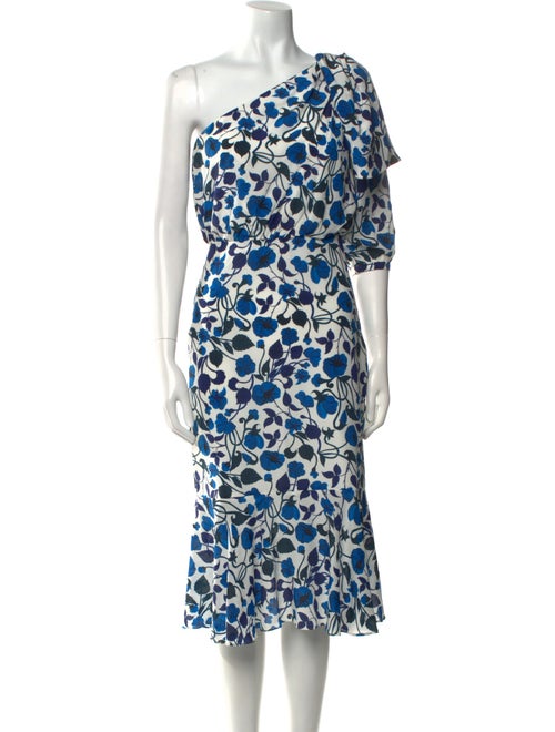 Saloni Silk Midi Length Dress