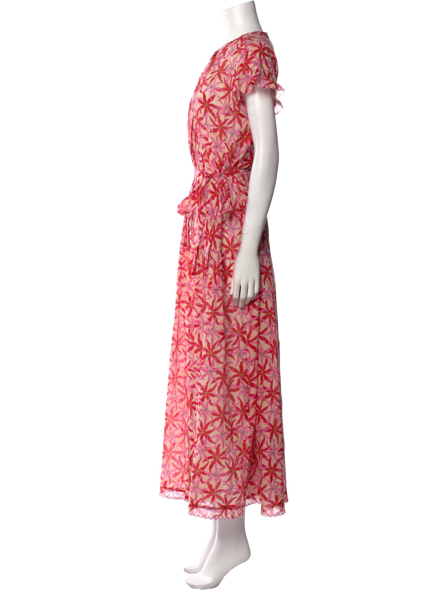 Saloni Printed Long Dress