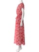 Saloni Printed Long Dress