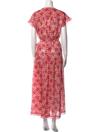 Saloni Printed Long Dress