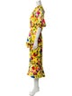 Saloni Floral Print Long Dress