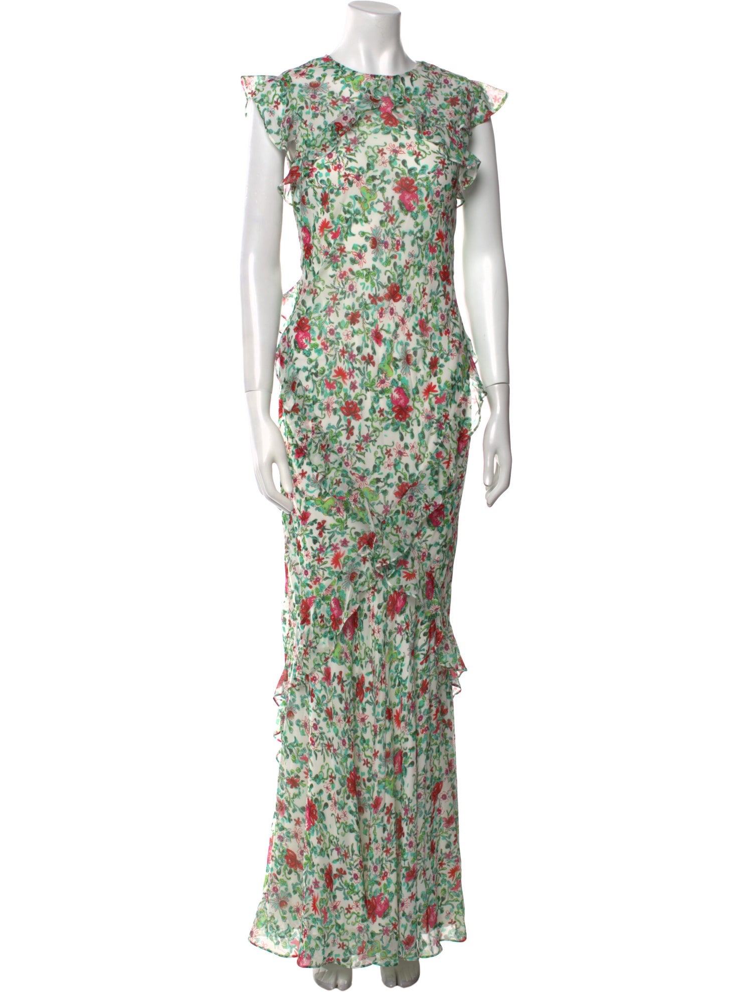 Saloni Silk Long Dress