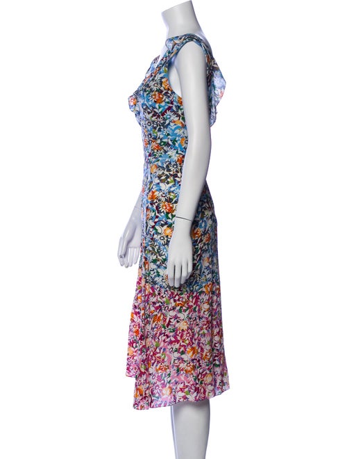 Saloni Silk Midi Length Dress