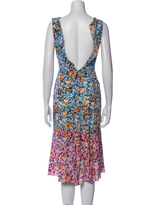 Saloni Silk Midi Length Dress