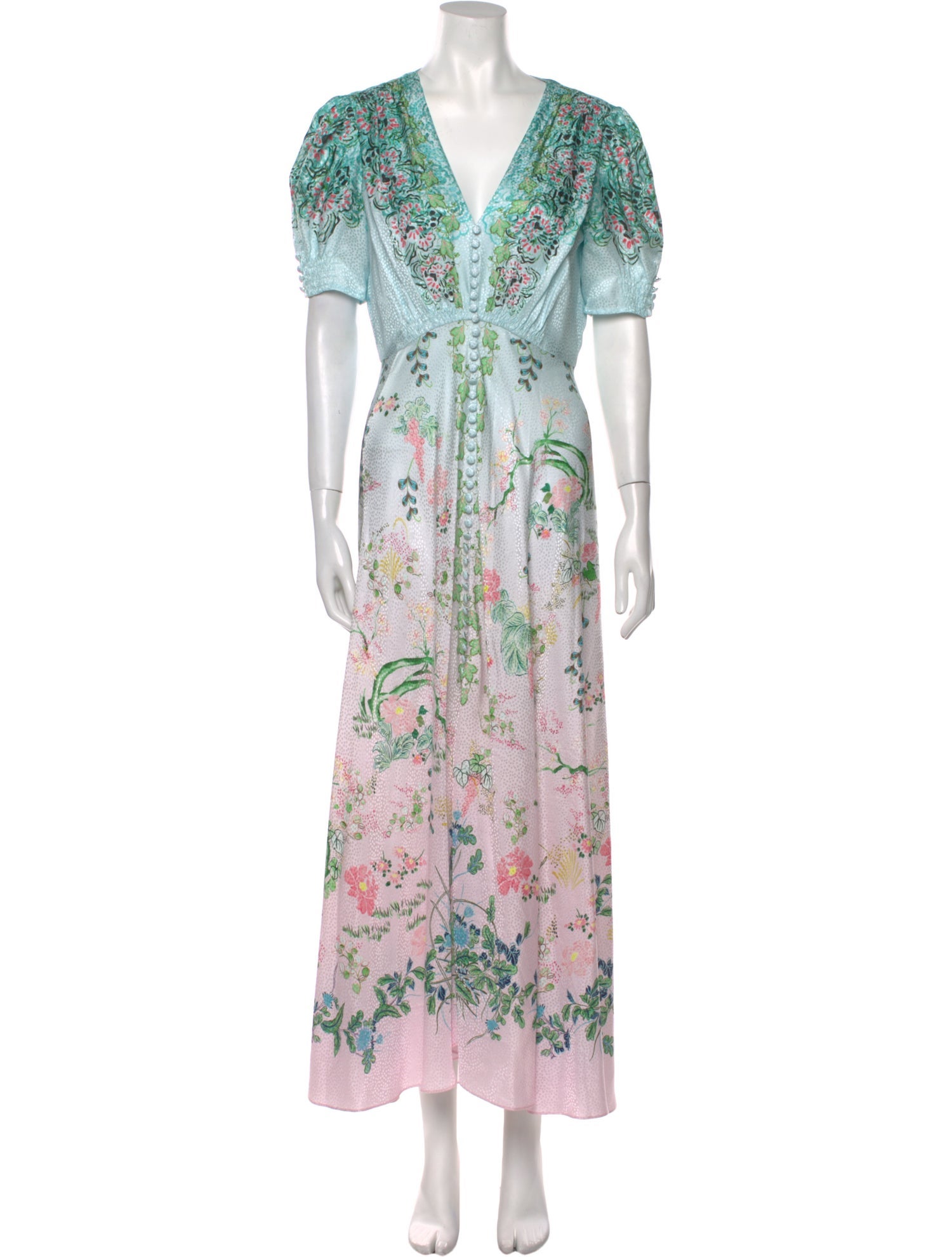 Saloni Silk Long Dress