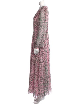 Saloni Silk Long Dress