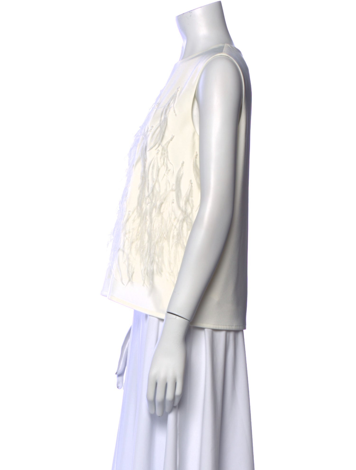 Saloni Scoop Neck Sleeveless Top