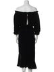Saloni Off-The-Shoulder Long Dress