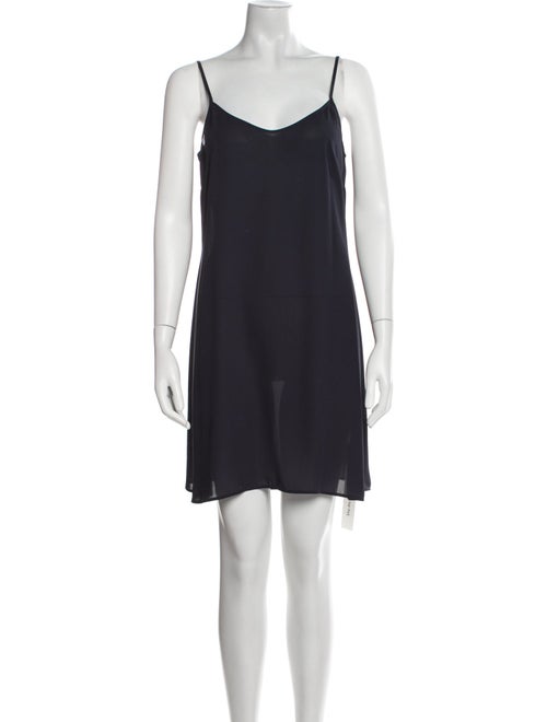 Saloni Scoop Neck Mini Dress