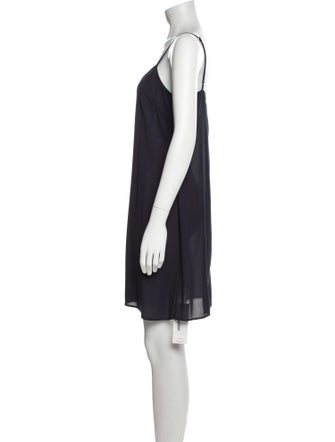 Saloni Scoop Neck Mini Dress