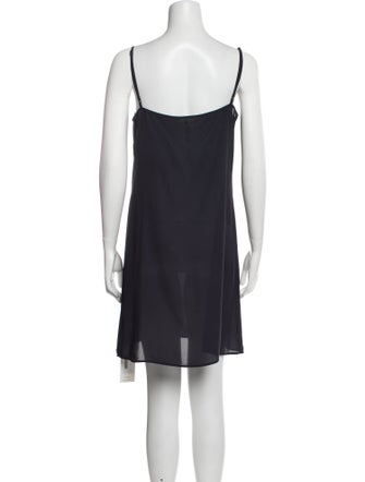 Saloni Scoop Neck Mini Dress
