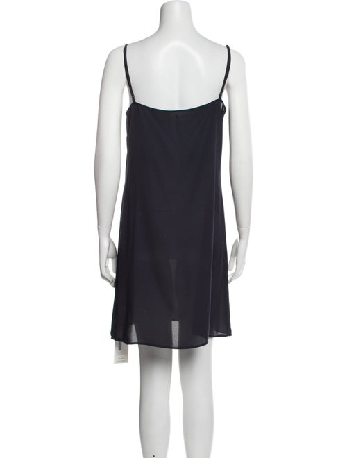 Saloni Scoop Neck Mini Dress